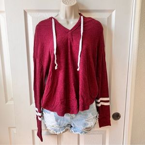 Hollister v-neck hoodie
